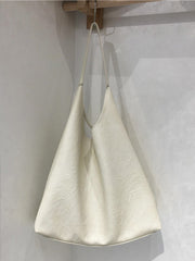 Women's Classic Textured Large-Capacity Casual Tote Bags