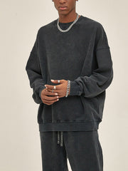 Unisex Batik Pullover Cotton Suit