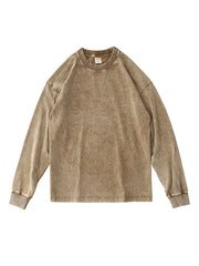 Men's Rlaxed Fit Sweatshirt Batik Retro Cotton Pullover