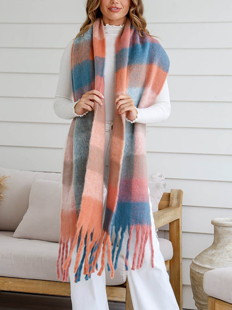 Women's Warm Ultra Soft Fluffy Scarf