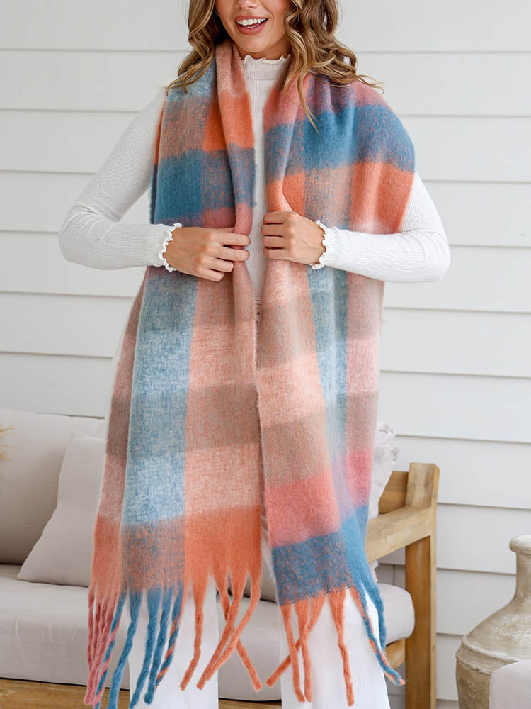 Women's Warm Ultra Soft Fluffy Scarf