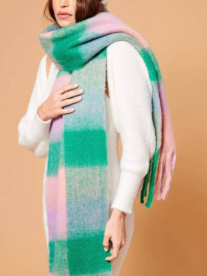 Women's Warm Ultra Soft Fluffy Scarf