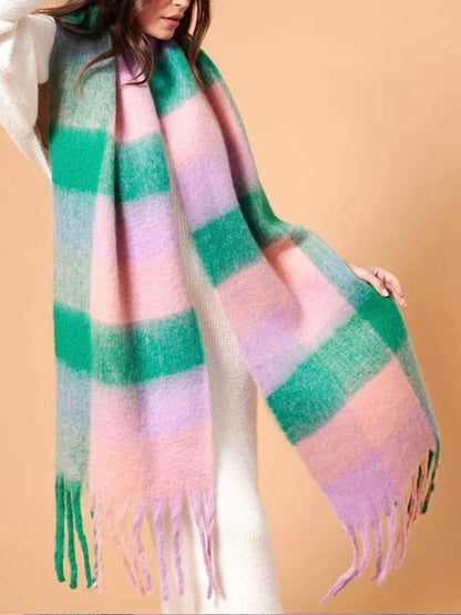 Women's Warm Ultra Soft Fluffy Scarf