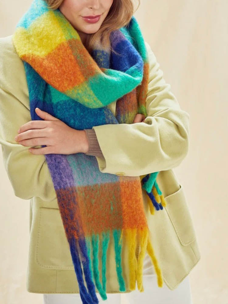 Women's Warm Ultra Soft Fluffy Scarf