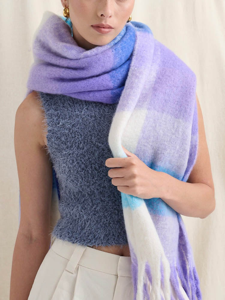 Women's Warm Ultra Soft Fluffy Scarf