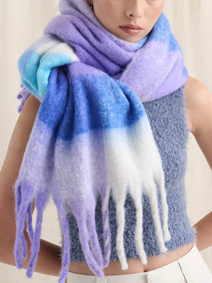 Women's Warm Ultra Soft Fluffy Scarf