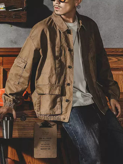 Men's Classic Distressed Workwear JacketS