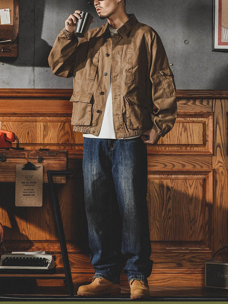 Men's Classic Distressed Workwear JacketS