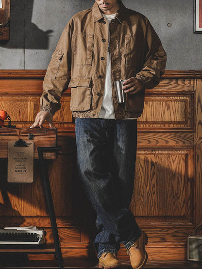 Men's Classic Distressed Workwear JacketS