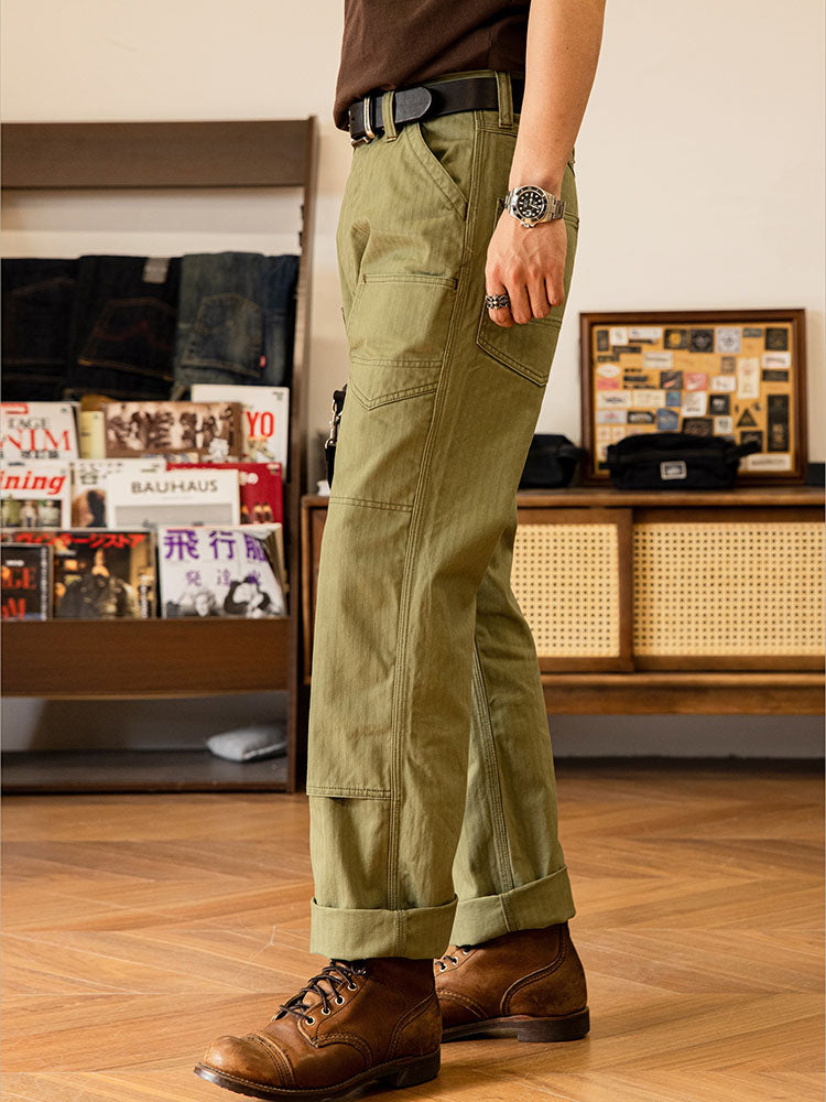 Men's Underground Overalls Casual Pants