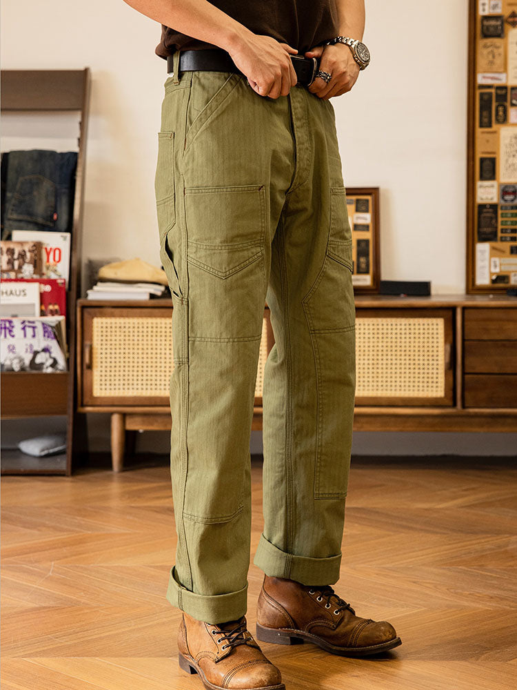 Men's Underground Overalls Casual Pants