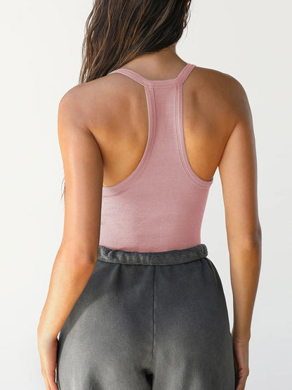 Women's V Neck Racerback Tank