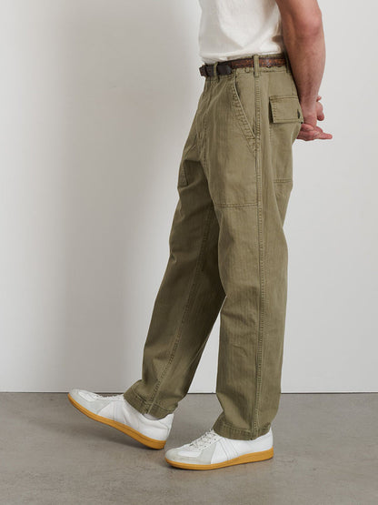 Men's Herringbone Fatigue Field Pants