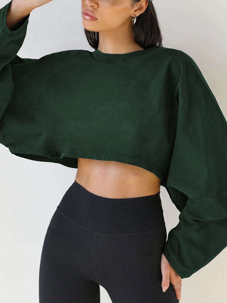 Women's Loose Fit Vintage Cropped