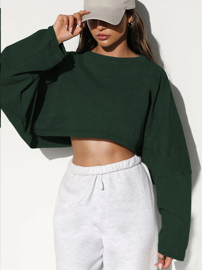 Women's Loose Fit Vintage Cropped