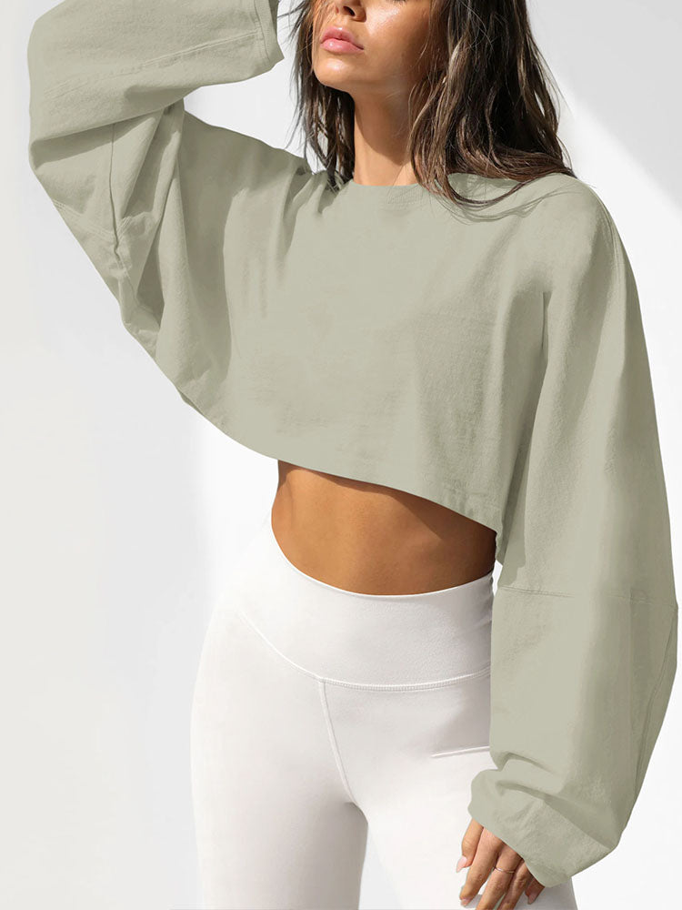 Women's Loose Fit Vintage Cropped